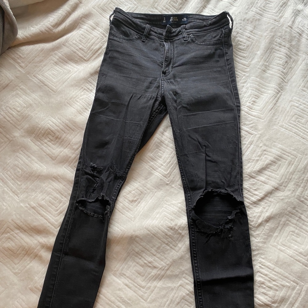 hollister high rise super skinny jeans
